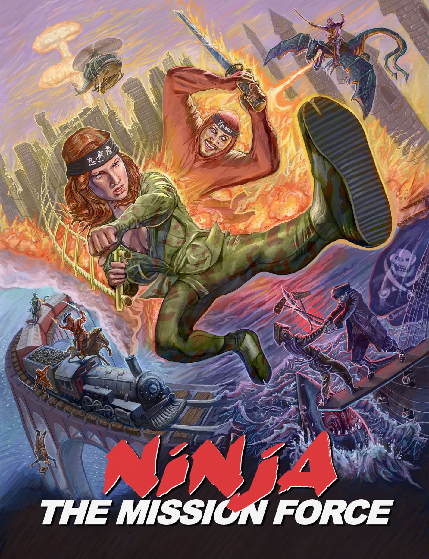 Ninja the Mission Force Poster