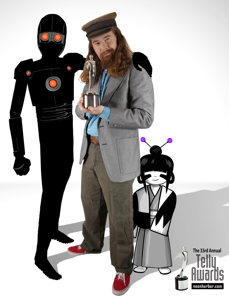 Alex Mitchell and Space Ninja Win a Highest Honor Silver Telly Award