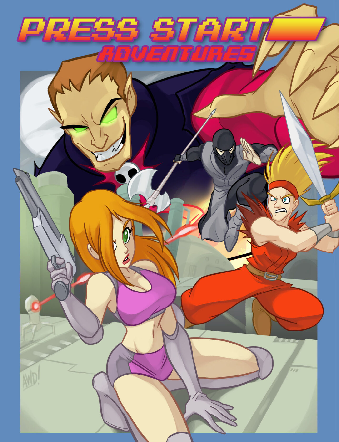 Press Start Adventures Poster